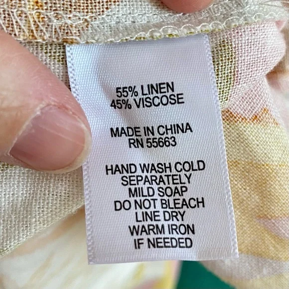 Nicole Miller Tropical Tiered Sleeveless Dress Size L - NEW - Picture 10 of 11